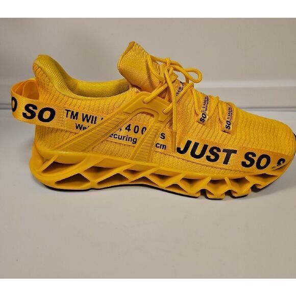 New Without Box Yellow Womens Sneakers sz11 - Picture 4 of 5